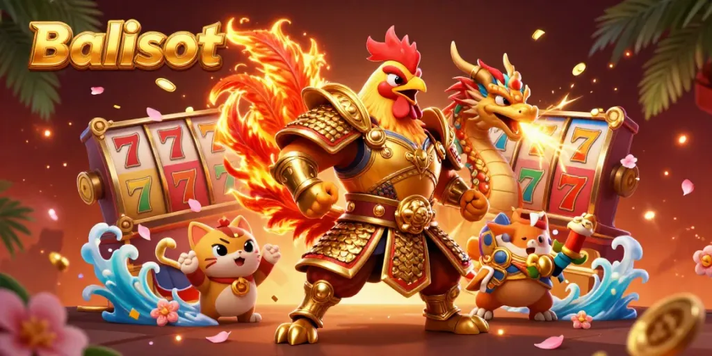 Engage with Balislot's colorful slot adventures featuring dynamic characters and exciting gaming elements.